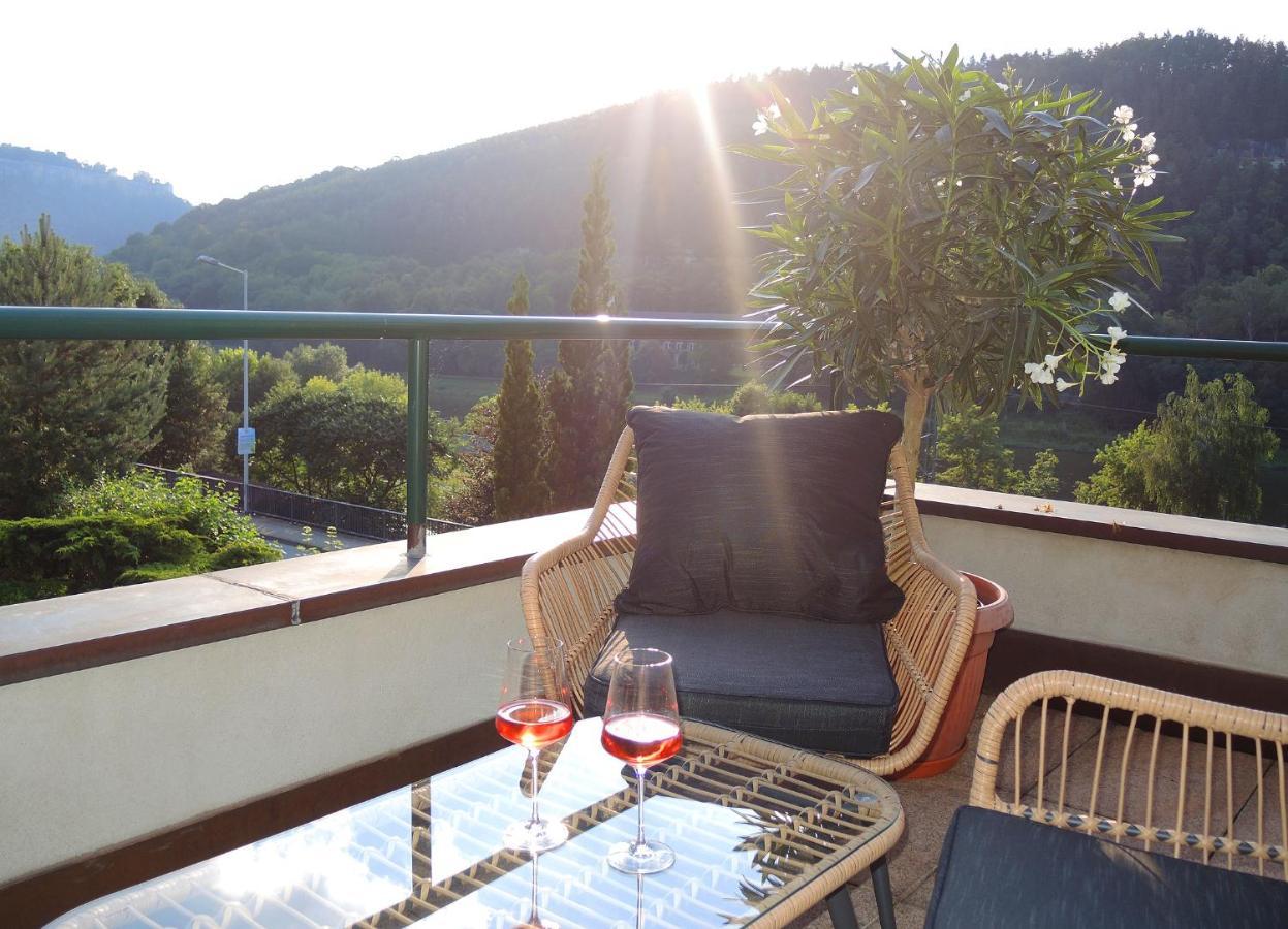 Casa Karp "Belle Etage" Apartment Konigstein an der Elbe Ngoại thất bức ảnh