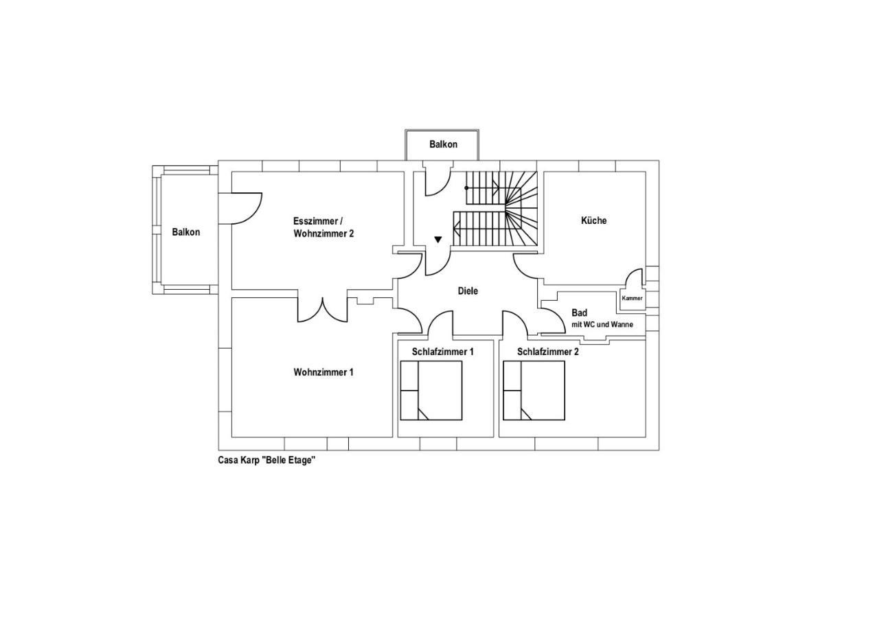 Casa Karp "Belle Etage" Apartment Konigstein an der Elbe Ngoại thất bức ảnh